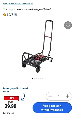 Transportkar en steekwagen 2-in-1 PARKSIDE PERFORMANCE®