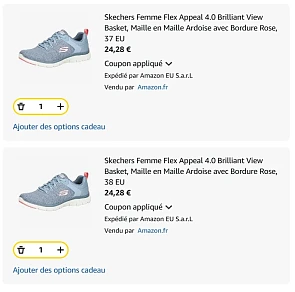 skechers voor 24 euro bij amazon fr