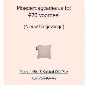 Tot 20€ korting bij Stoov
