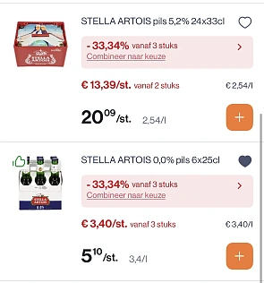 Stella in mooie promo in colruyt