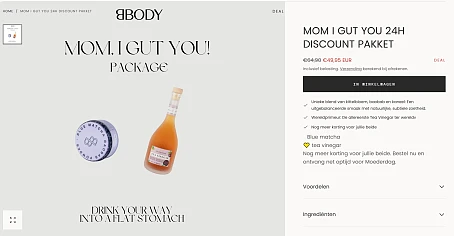 Promo's bij Bbody met mooie kortingen