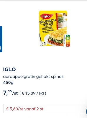 Iglo bereide maaltijden