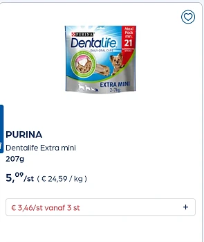 Purina dentalife goedkoper vanaf 3