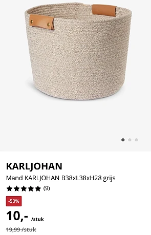 Jysk koopjes -50%