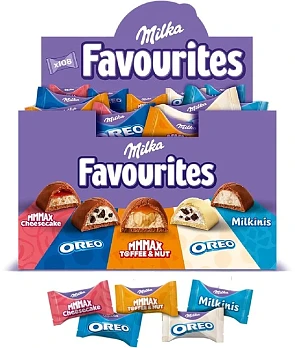 Milka Favourites Mix Chocolade 1 Kg - 108 chocolaatjes