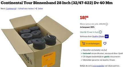 continental binnenband