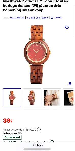 Northwatch Zircon horloge