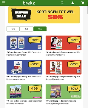 Supersale bij Brekz