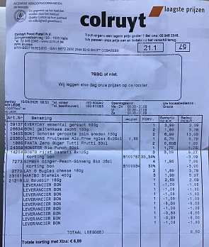 Colruyt o.a haribo starmix voor 0,99€/zakje en Gimber blik bio 25 cl -50%