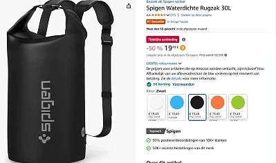 waterdichte rugzak