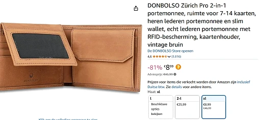 lederen portefeuille