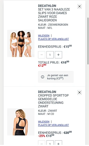 Kortingscode Decathlon underwear