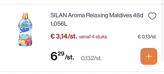 Silan wasproducten -50%
