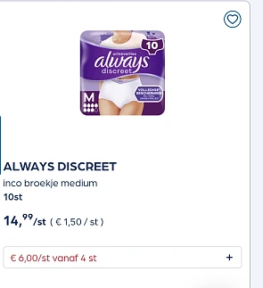 Always broekjes