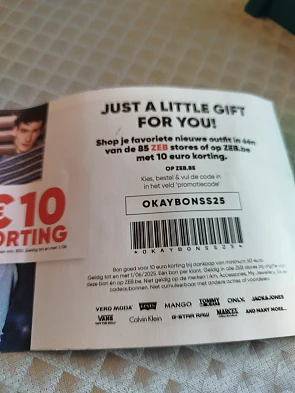€10 korting zeb