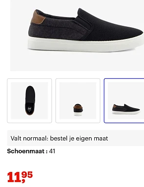 Instapper maat 41