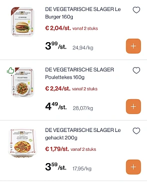 De vegetarische slager -50%