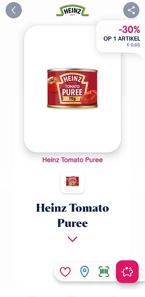 Shopmium -30% op heinz tomato puree