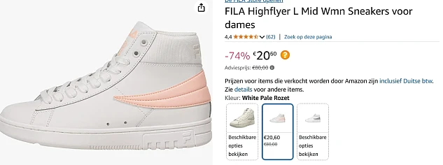 fila dames schoenen maat 41