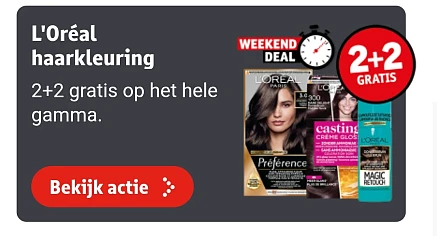 Last van uitgroei? Nu bij Kruidvat 2 + 2 op haarkleuringen
