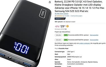 powerbank 20000 mah