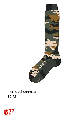 Brunotti ski sokken