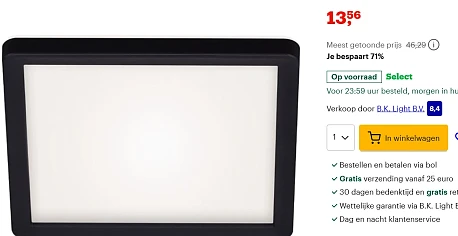 led plafondlamp
