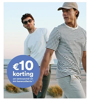 10€ korting per 60€ op herencollectie jbc