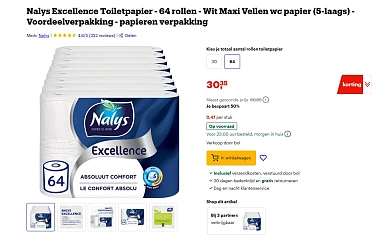 Nalys Excellence toiletpapier