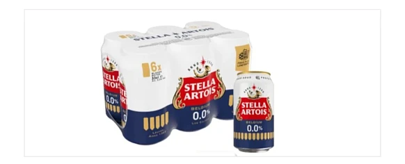 6-pack Stella Artois 0,0% terugbetaald