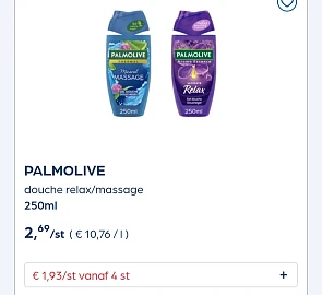 Palmolive 250ml goedkoper