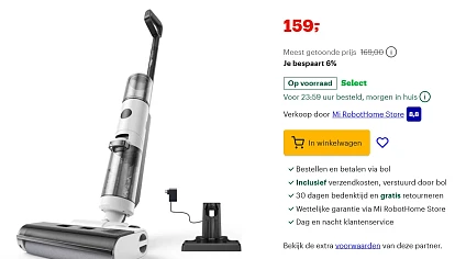 nat droog stofzuiger