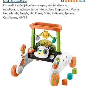 Fisher-Price loopwagen met >30% korting