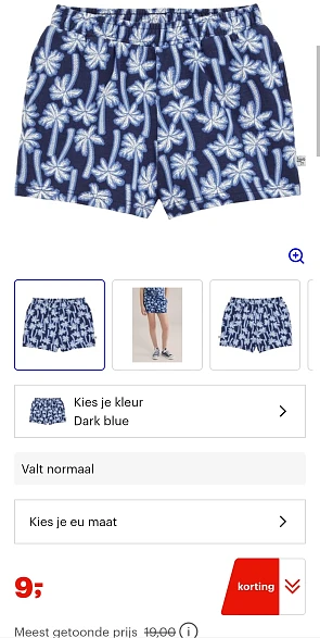 We fashion meisjes korte broek dark blue -53% bij bol.com