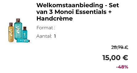 Set van 3 Monoï Essentials + Handcrème