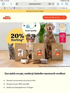 Just russel honden/kattenvoer