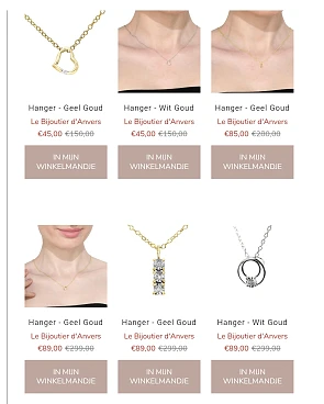 Tot 75% korting op Le Bijoutier d’Anvers bij shopping event VIP