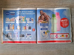 Gratis Tupperware waterfles bij 2 stuks Nivea, Labello & Hansaplast