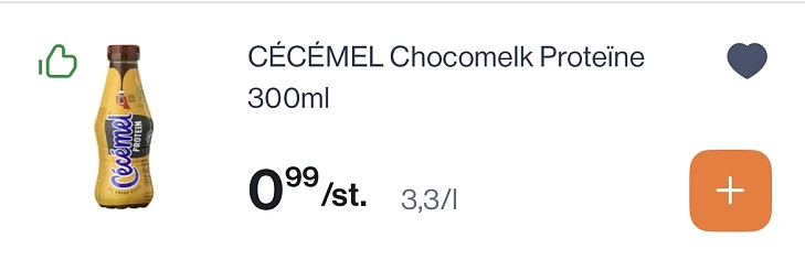 Cecemel 300 ml fles 0,99€ reactie Albert Heijn
