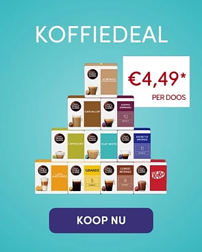 Nescafé Dolce Gusto €4,49 per doosje ☕