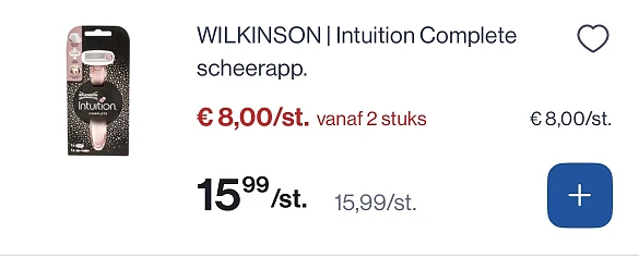 Wilkinson intuïtion complete scheerapparaat -50%