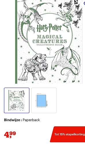 Harry Potter Magical Creatures Colouring