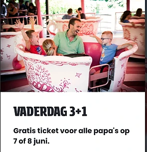 Gratis ticket voor papa