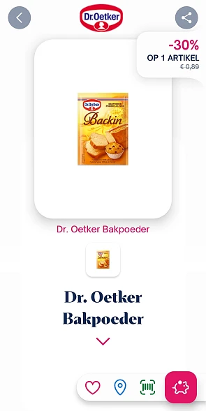 Dr. Oetker bakpoeder -30%