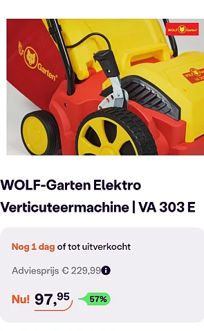 WOLF-Garten Verticuteermachine VA 303 E