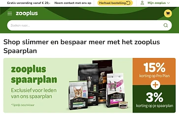 Zooplus spaarplan