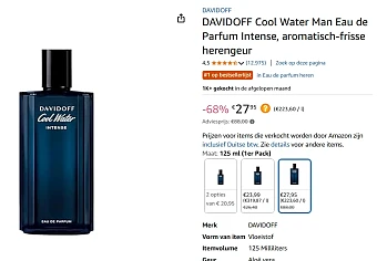 Davidoff cool water heren
