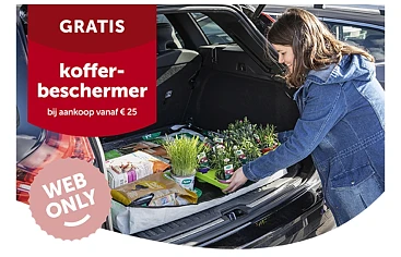 Gratis kofferbeschermer bij AVEVE online