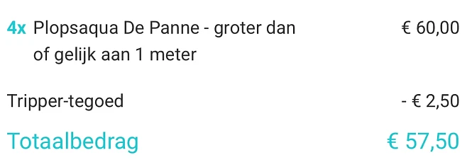 Plopsaqua tripje via Tripper.nl 45% goedkoper