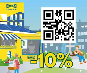 10% korting bij Ikea Anderlecht op 30 en 31 mei